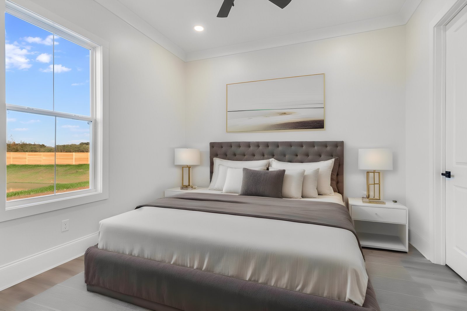 Staged 301 Edsall bedroom